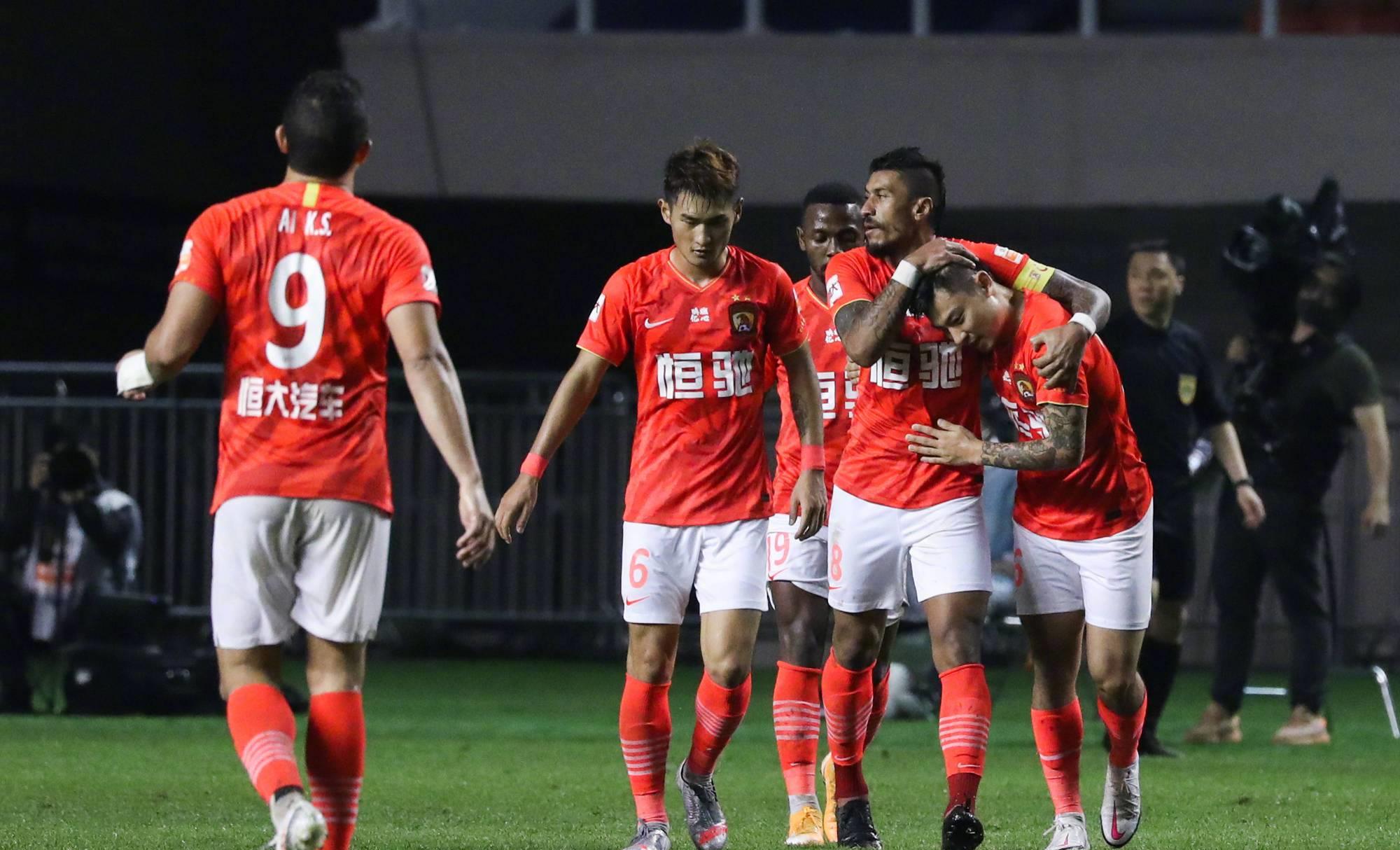 包含广州恒大客场大胜，继续追赶中超领头羊的词条