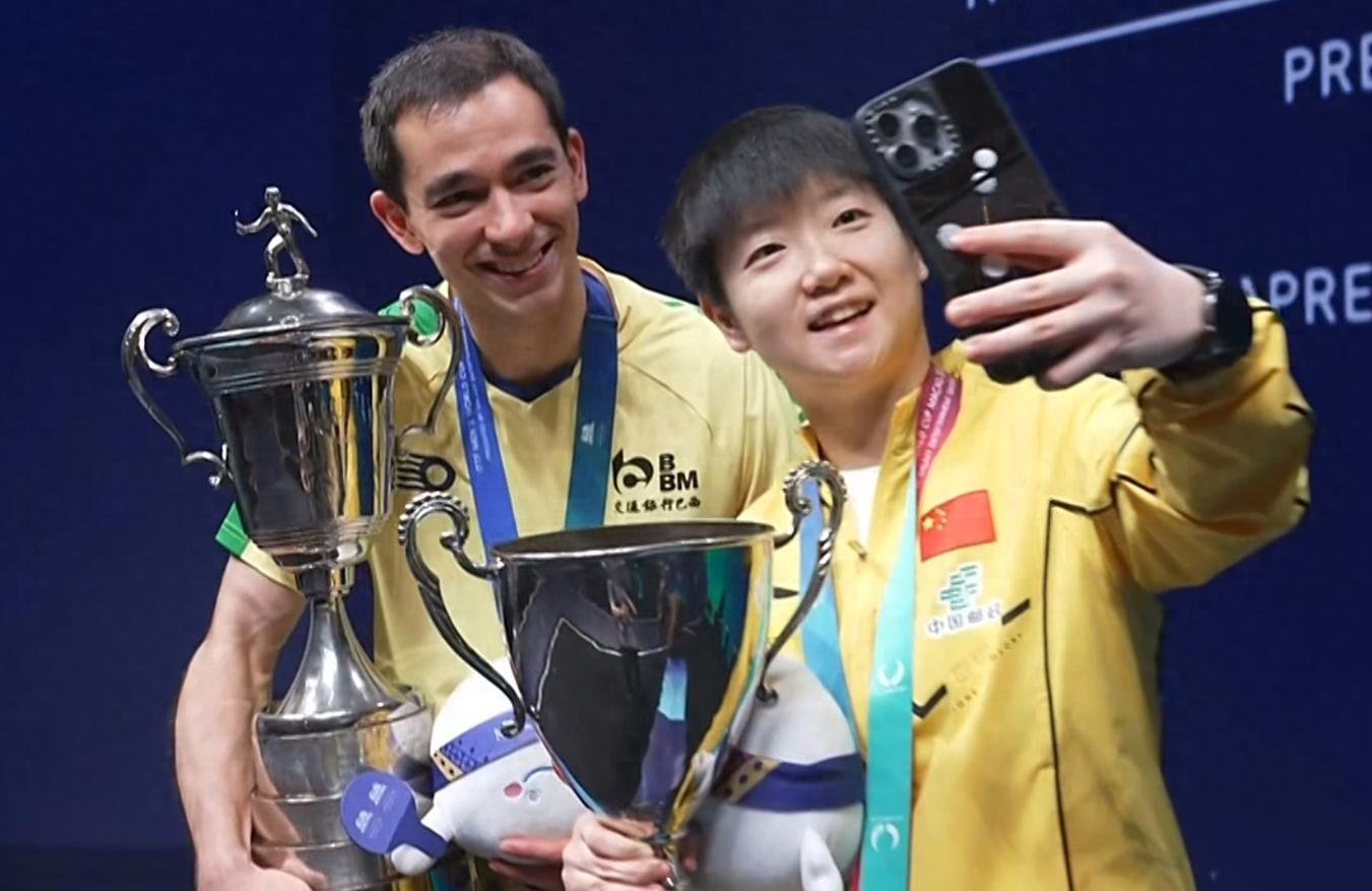 喜获丰收：乒乓球选手再获胜利